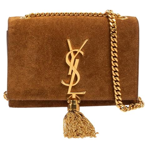 ysl chevron tan tassel|HANDBAGS .